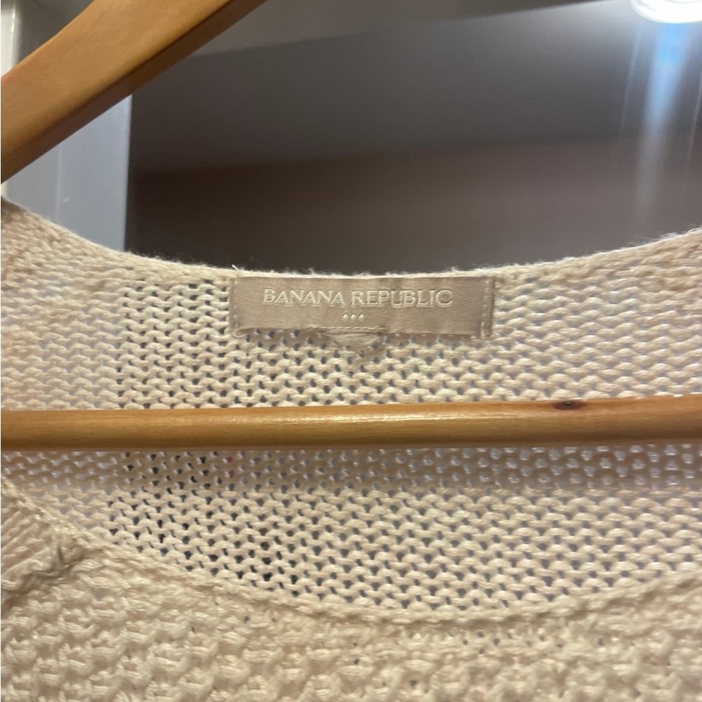 Banana Republic Sweater M size Cream Ivory - Picture 4 of 7